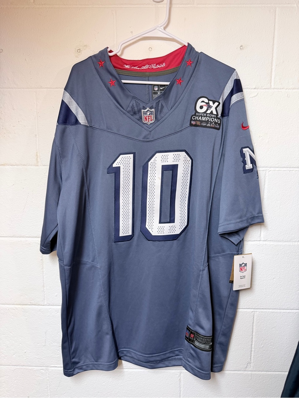 Drake Maye Rivalries Edition Patriots Jersey Size Mens XL